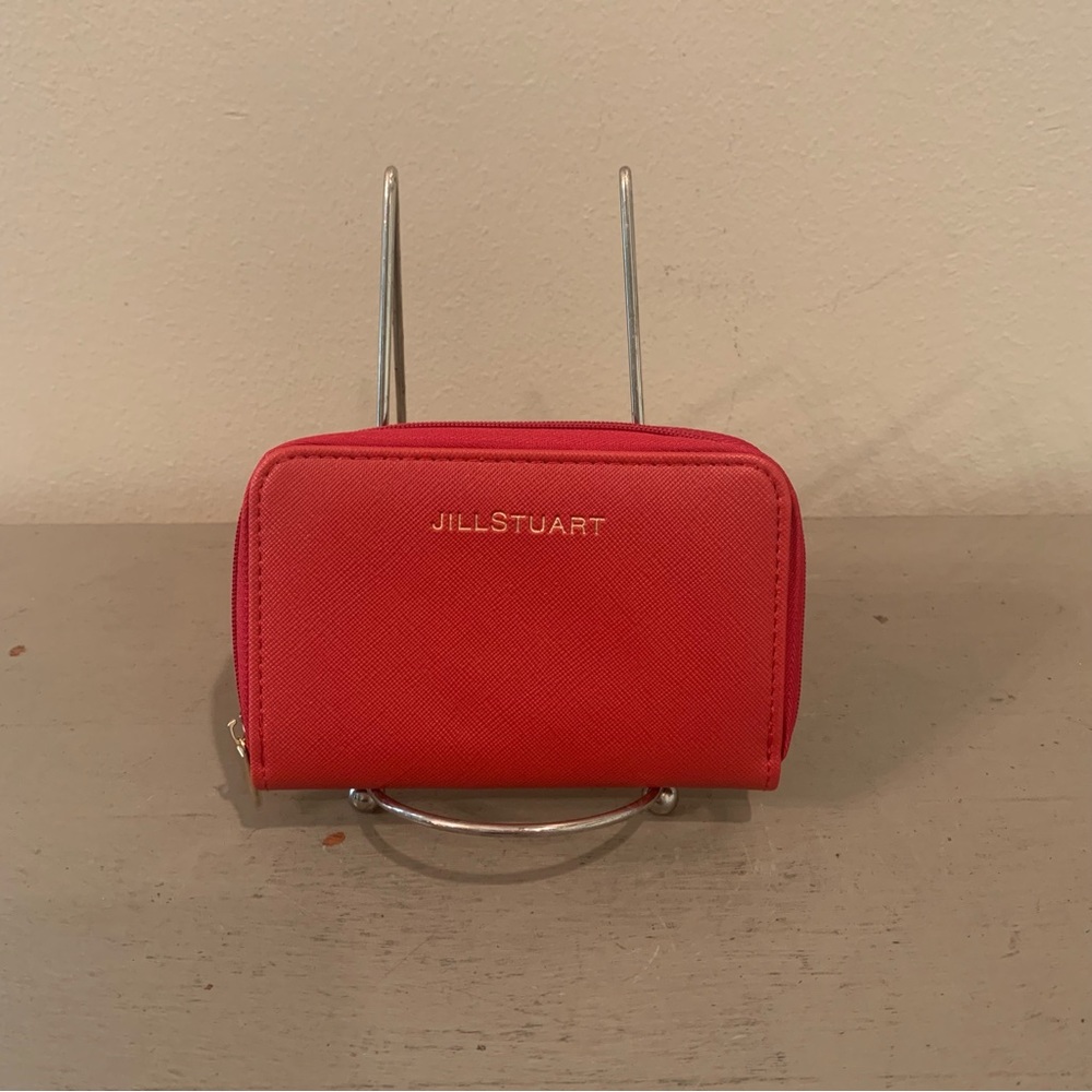 Jill Stuart Red Credit Card Wallet
